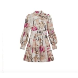 Ted Baker linnen midi drese